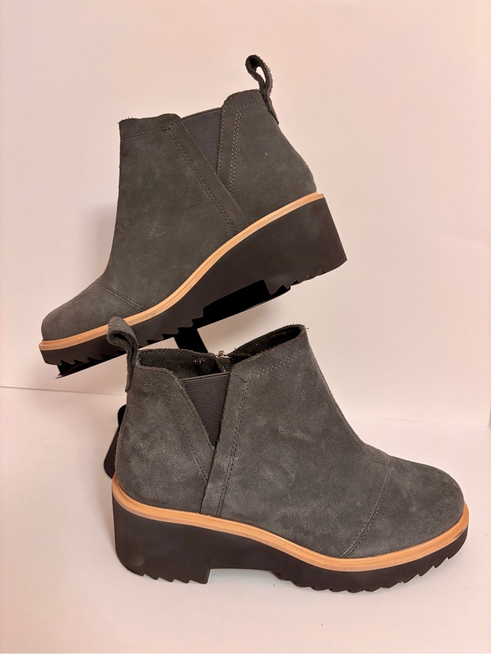 TOMS Women's Maude wedge ankle booties size 7